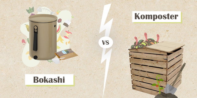 bokashi vs komposter